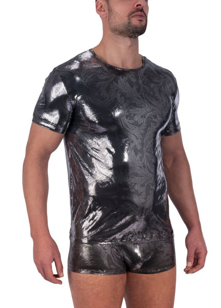 M2323 Shimmering Casual Tee Shirt