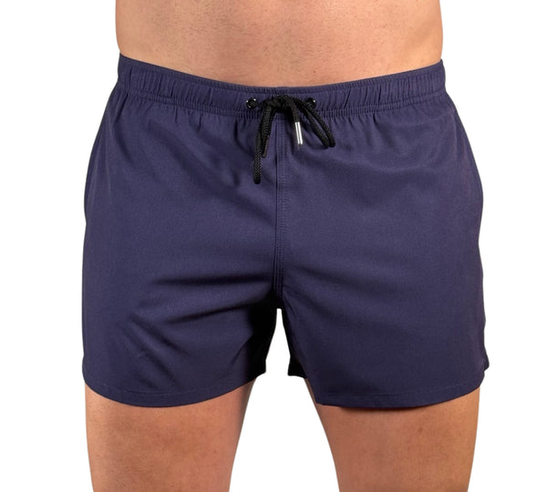 Yuasa Solid Swim Short - 2024 Colors Astra Blue