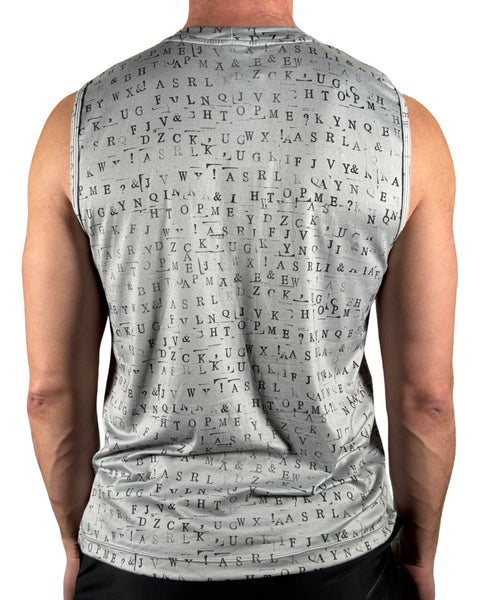 Letters Type Muscle Top