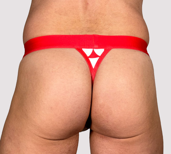 Tile Print Thong