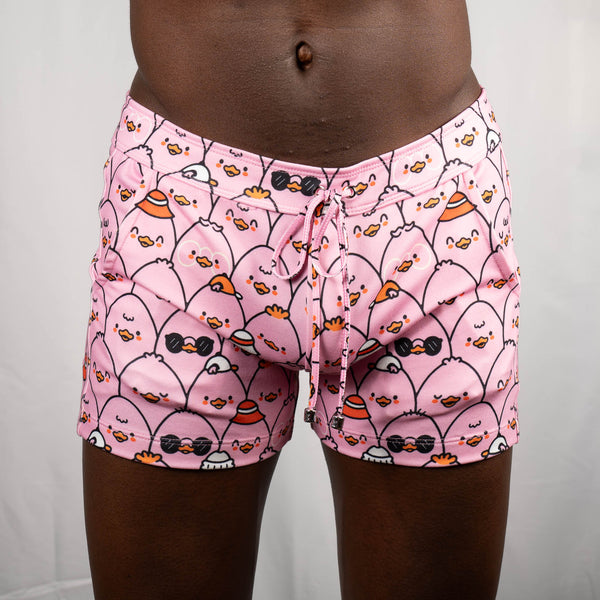 Eggs Soft Toweling Shorts Pink