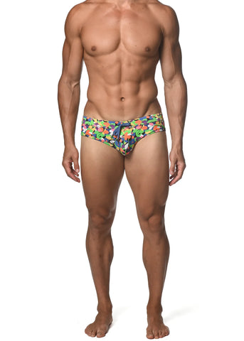 FREESTYLE SWIM BRIEF - ABSTRACT Spring Green