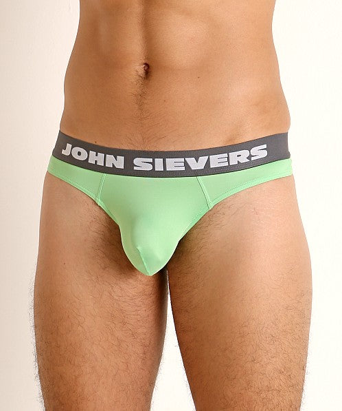 SLEEK Natural Pouch Thong Neon Green