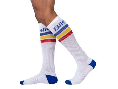 BIKE® High Calf Sock - White OS