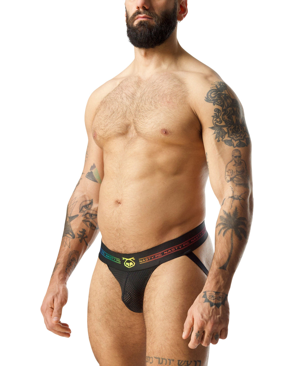 Prism Pride Jock Strap Black