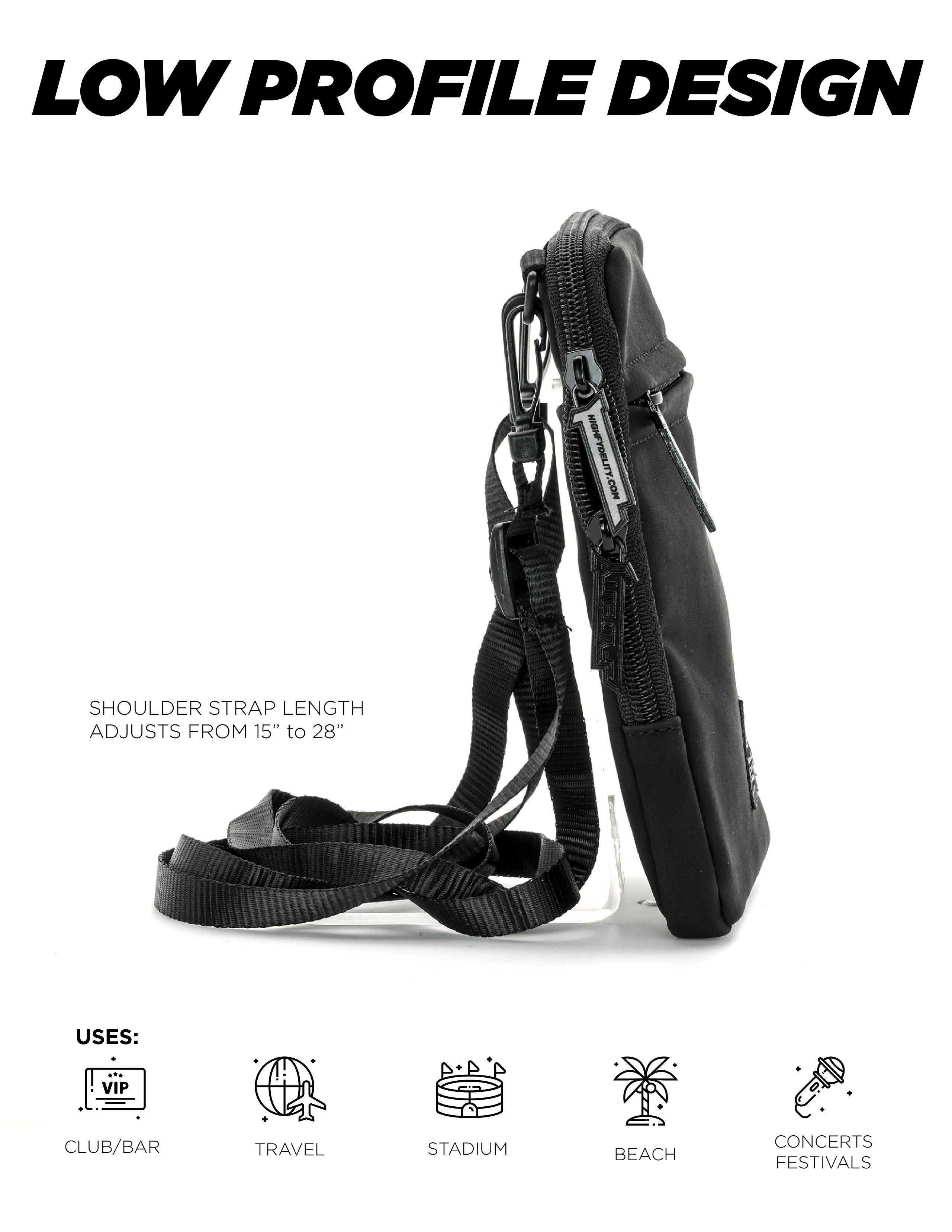 88701: Crossbody Slim Shady Bag | Vegan Black