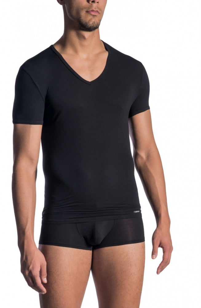 RED 0965 V-Neck Black