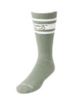 Hook'd Up Sport Sock - Sage Green/White Sage