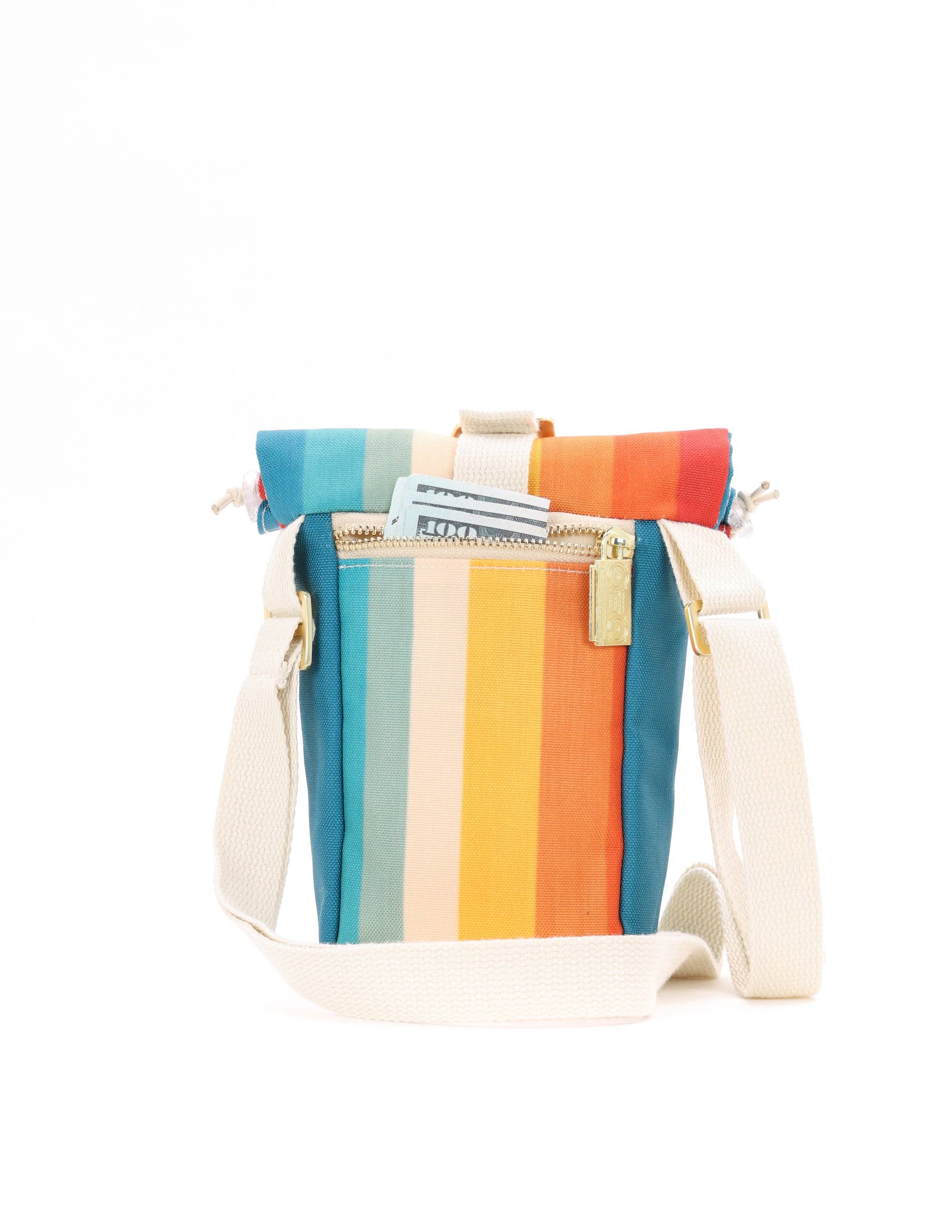 91509: Sip Slip | Recycled rPET | Retro Stripe
