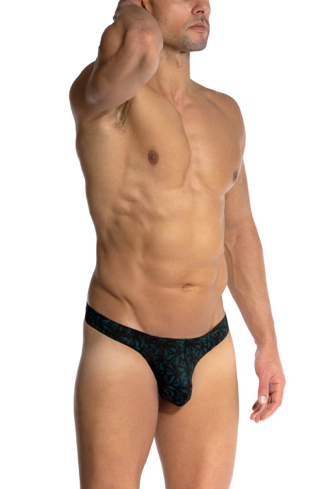RED 2502 Thong Blue Green