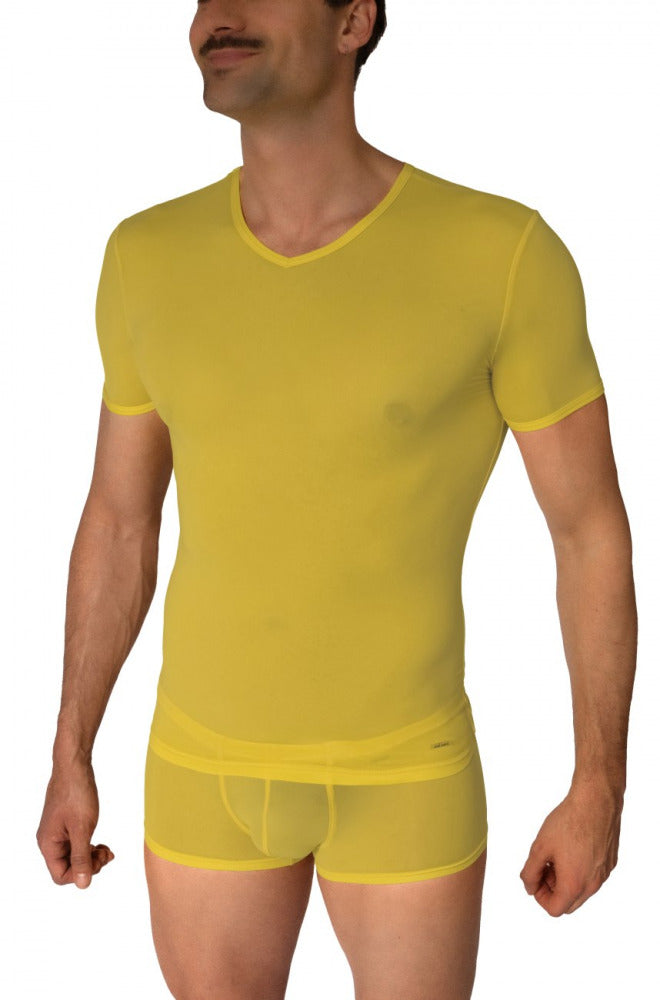 RED 2602 V-NECK T-SHIRT Yellow