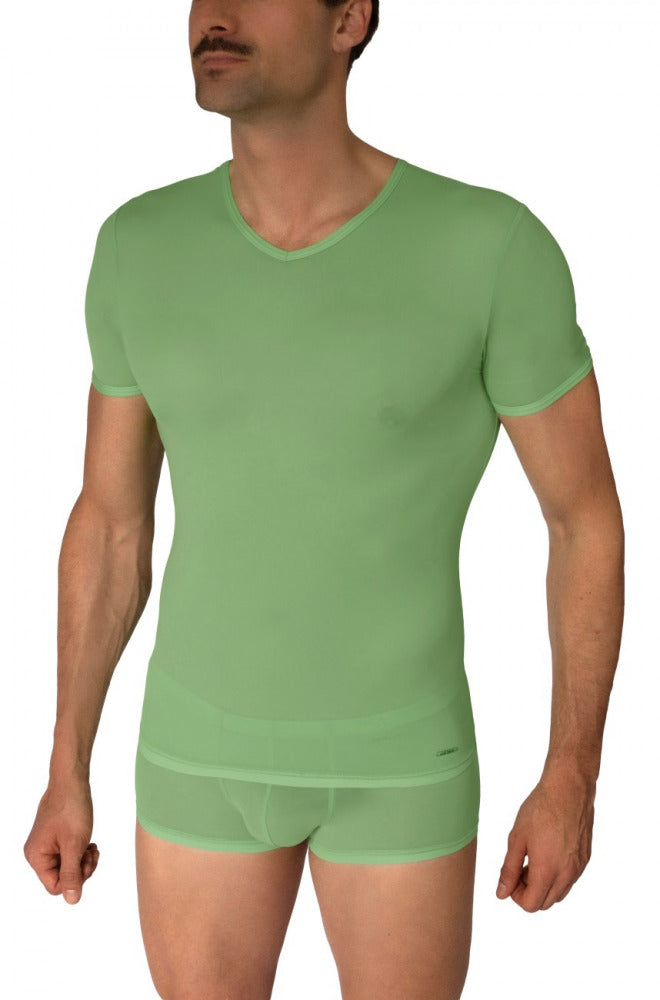 RED 2602 V-NECK T-SHIRT Pea