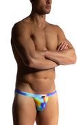 M2474 Beach Micro Tanga Rainbow