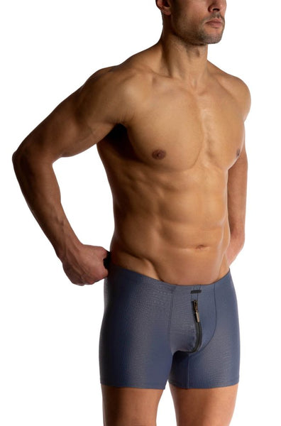 M2515 Zipped Boxer Pants Grey