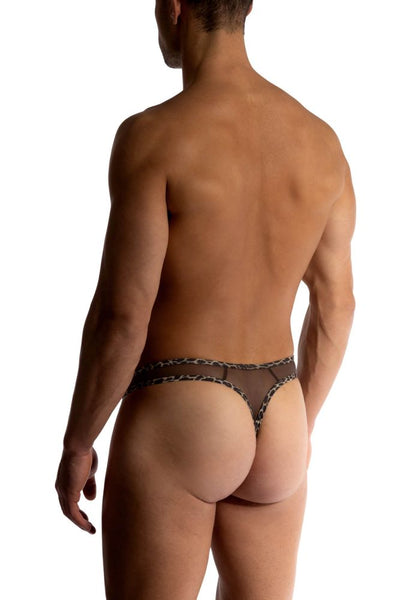M2514 Animal Print Bungee Thong