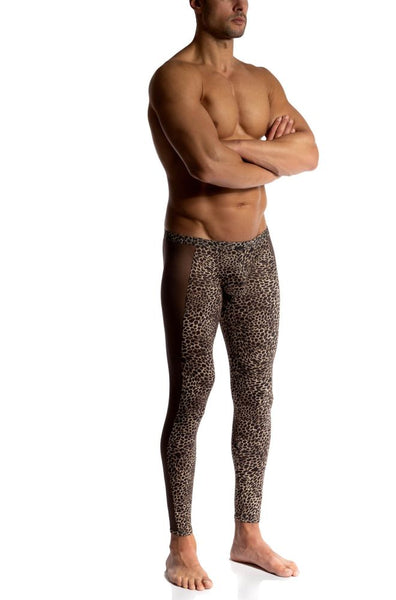 M2514 Animal Print Long Johns