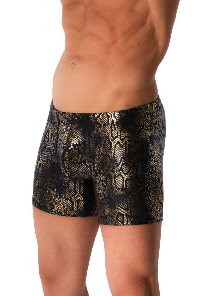 M2579 Beach Snake Print Hip Boxer