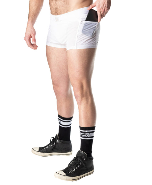 Bare Trunk Short - White