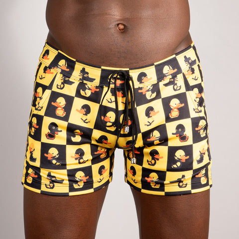 Kinky Ducks Shorts Yellow