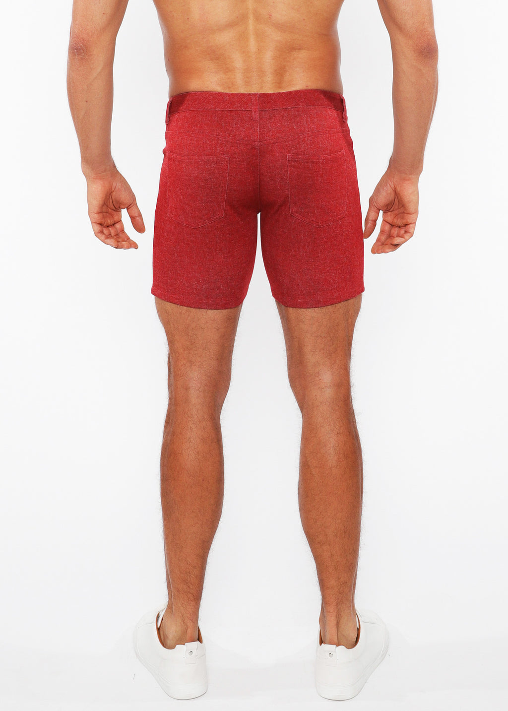 5" Washed Denim Knit Jean Short