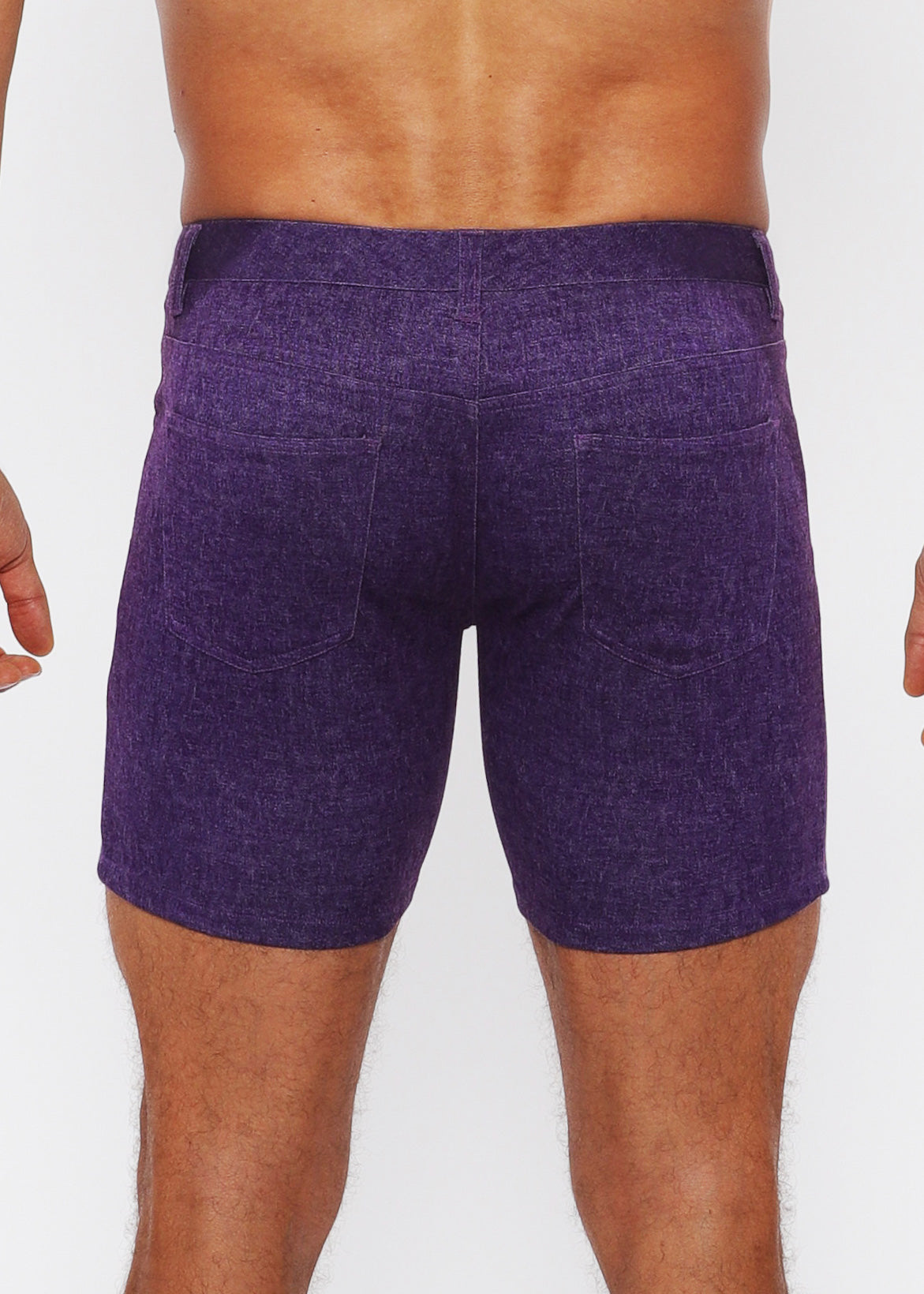 5" Washed Denim Knit Jean Short