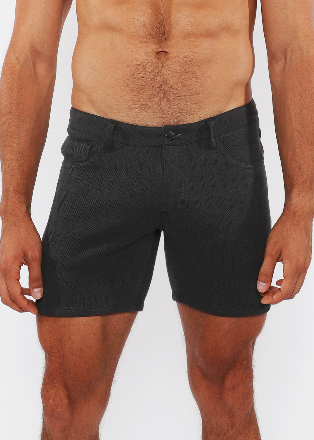 Zigzag 5" Jacquard Knit Jean Short