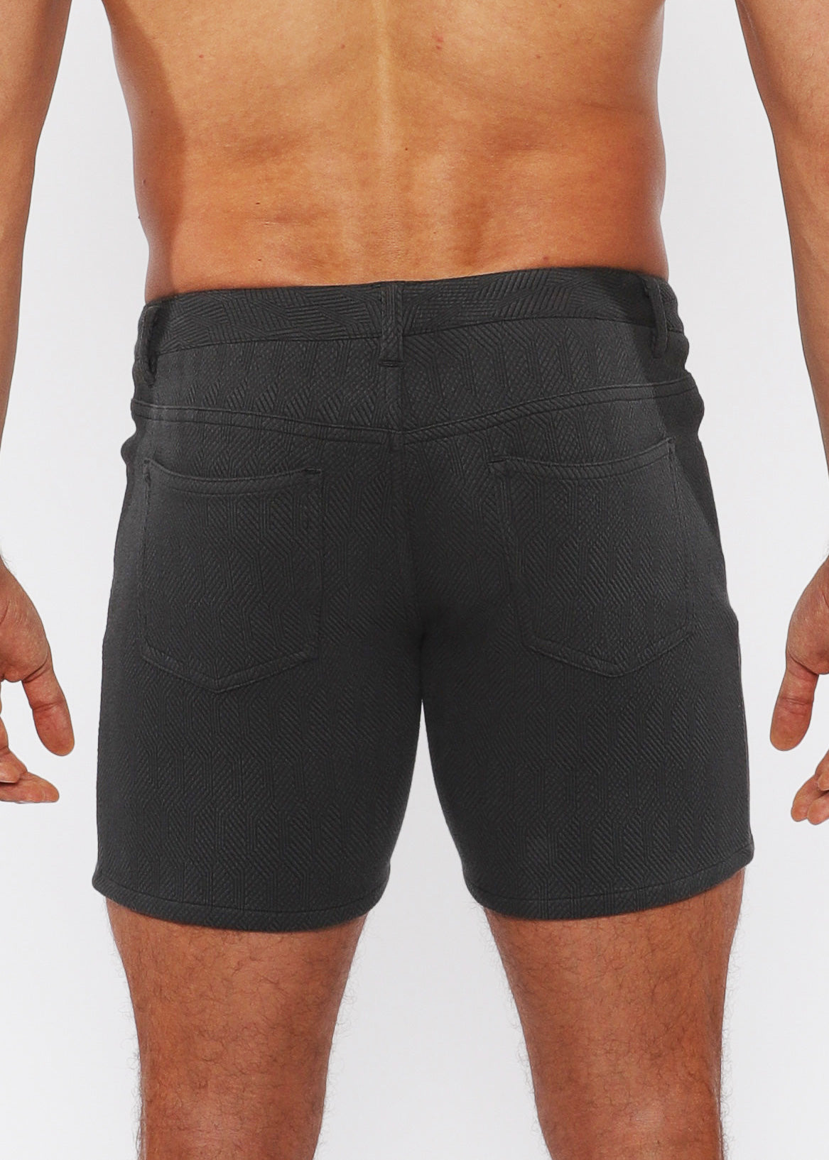 Zigzag 5" Jacquard Knit Jean Short