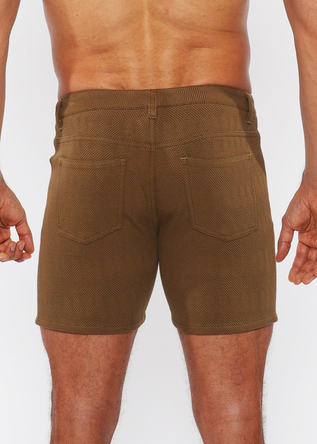 Zigzag 5" Jacquard Knit Jean Short