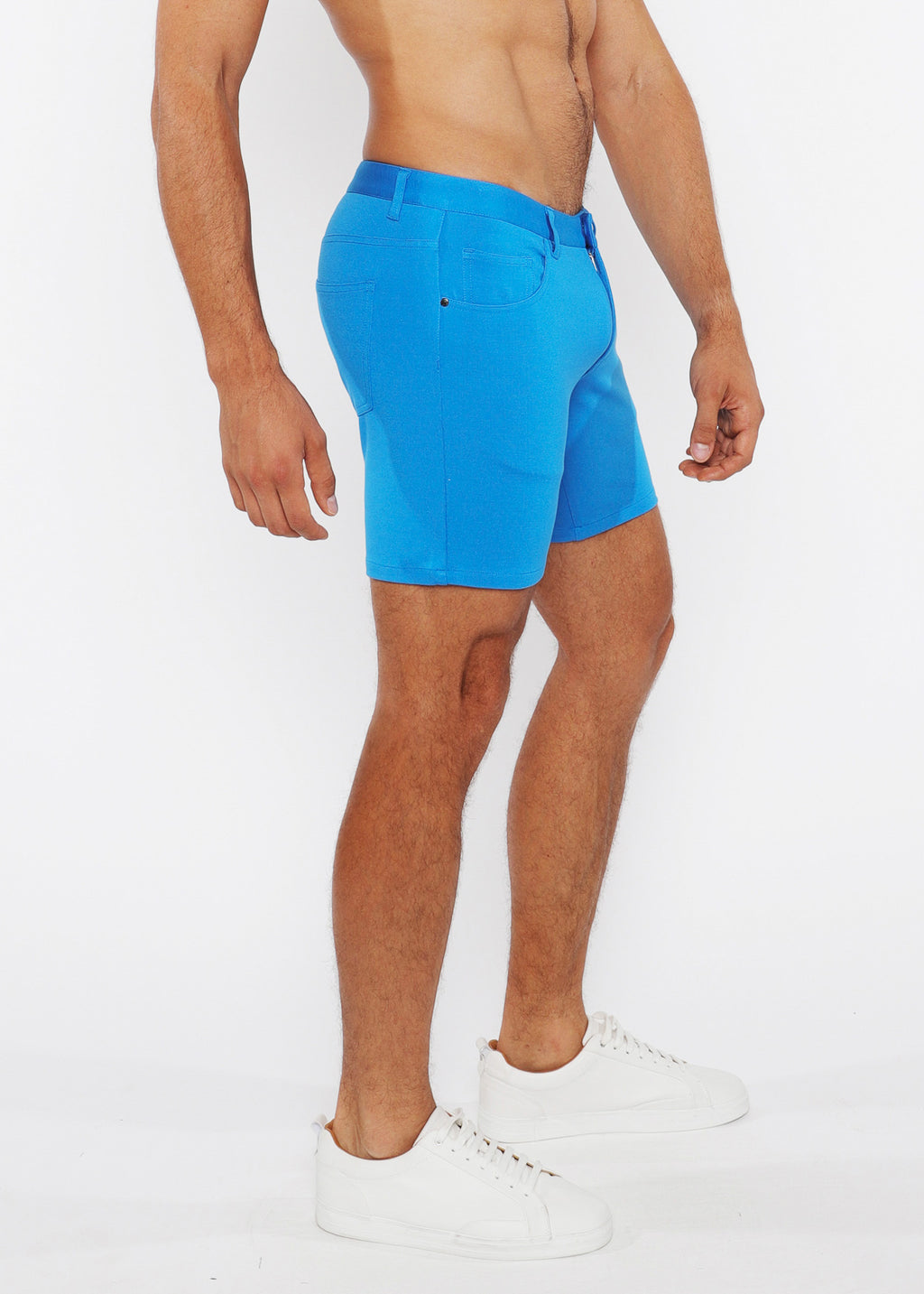 Solid Stretch 5" KNIT JEAN SHORT