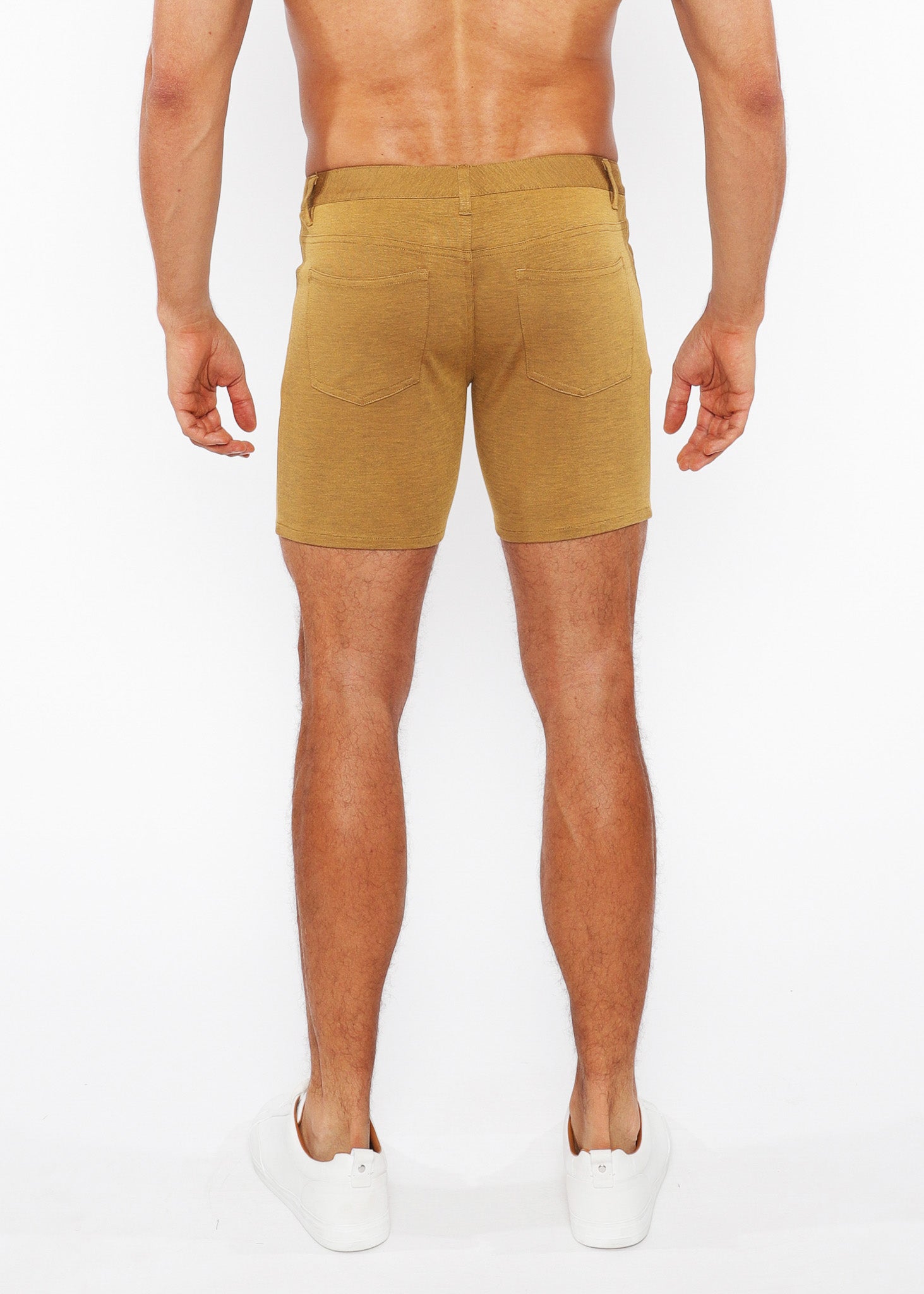 Solid Stretch 5" KNIT JEAN SHORT