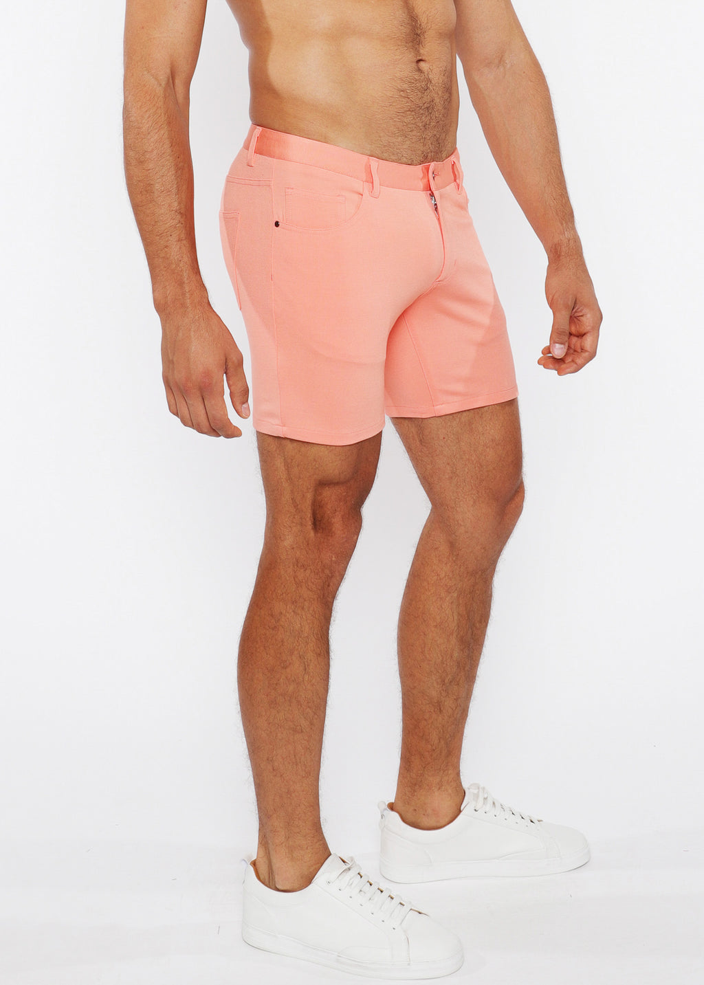 Solid Stretch 5" KNIT JEAN SHORT