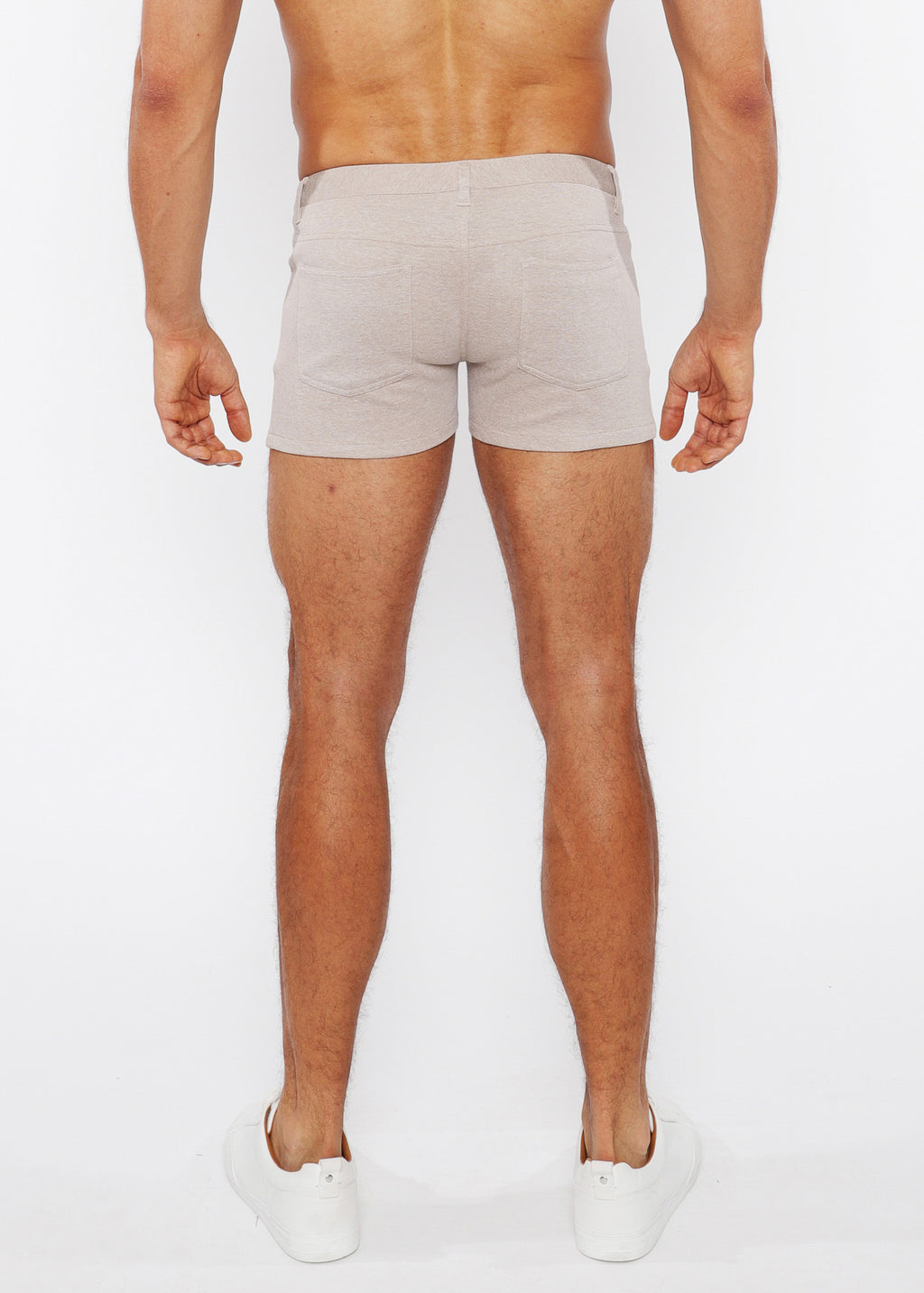 Two-Tone Melange 3" KNIT JEAN SHORT