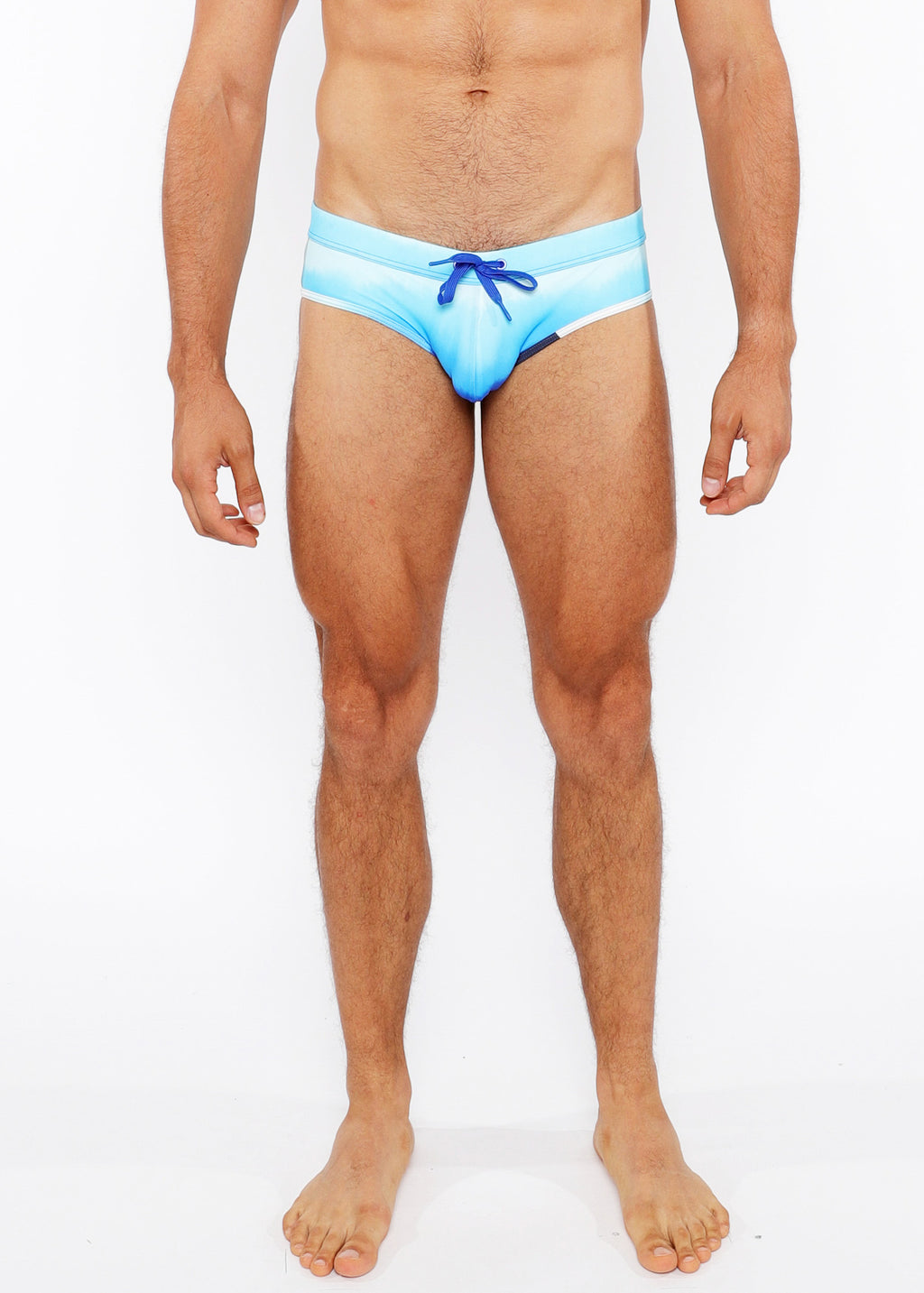 Gradient Swim Brief Cerulean
