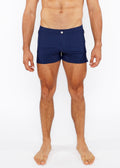 Pinstripe Swim Short Navy