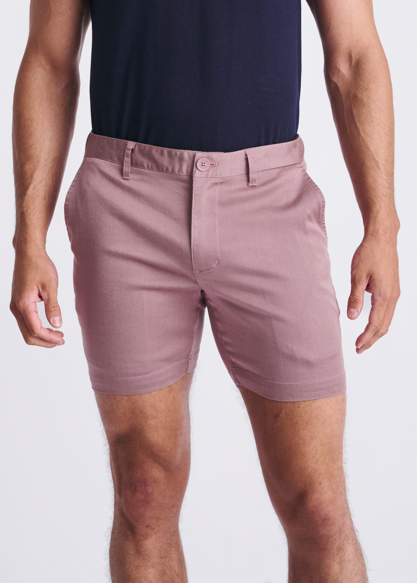 6" Textured Stretch Chino Shorts