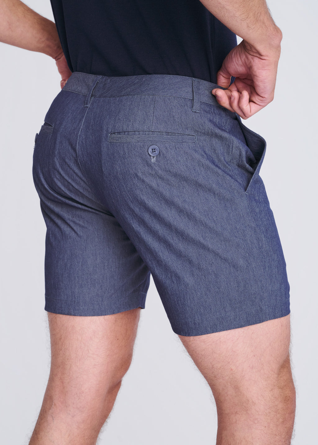 6" Crinkle Stretch Chino Shorts