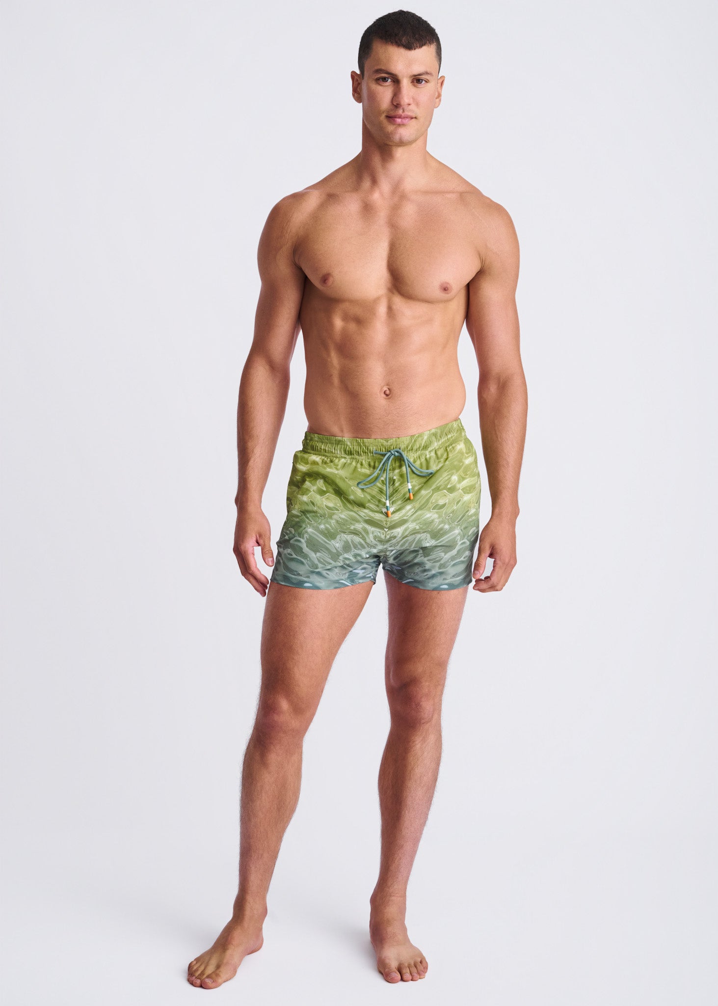 TEAL/GREEN POOL 2.5" Swim Shorts