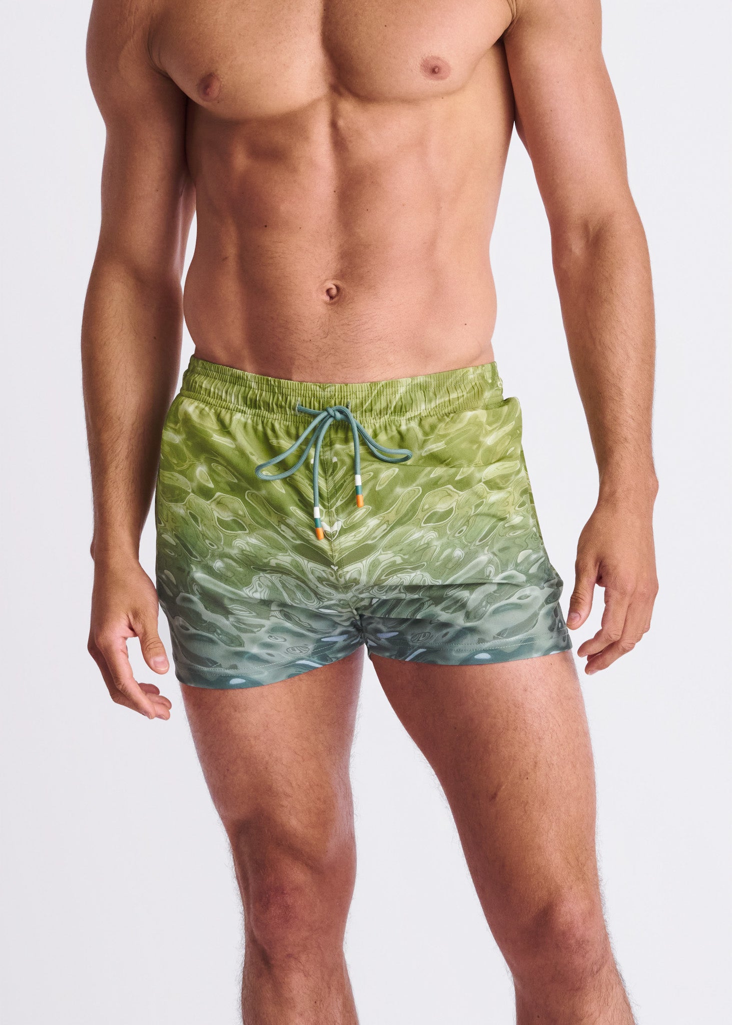 TEAL/GREEN POOL 2.5" Swim Shorts