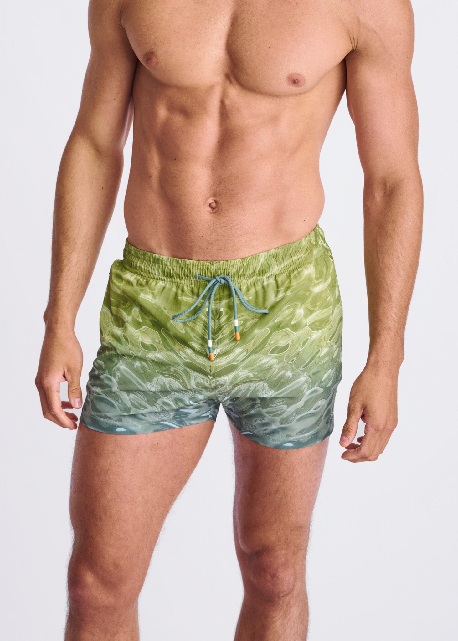 TEAL/GREEN POOL 2.5" Swim Shorts