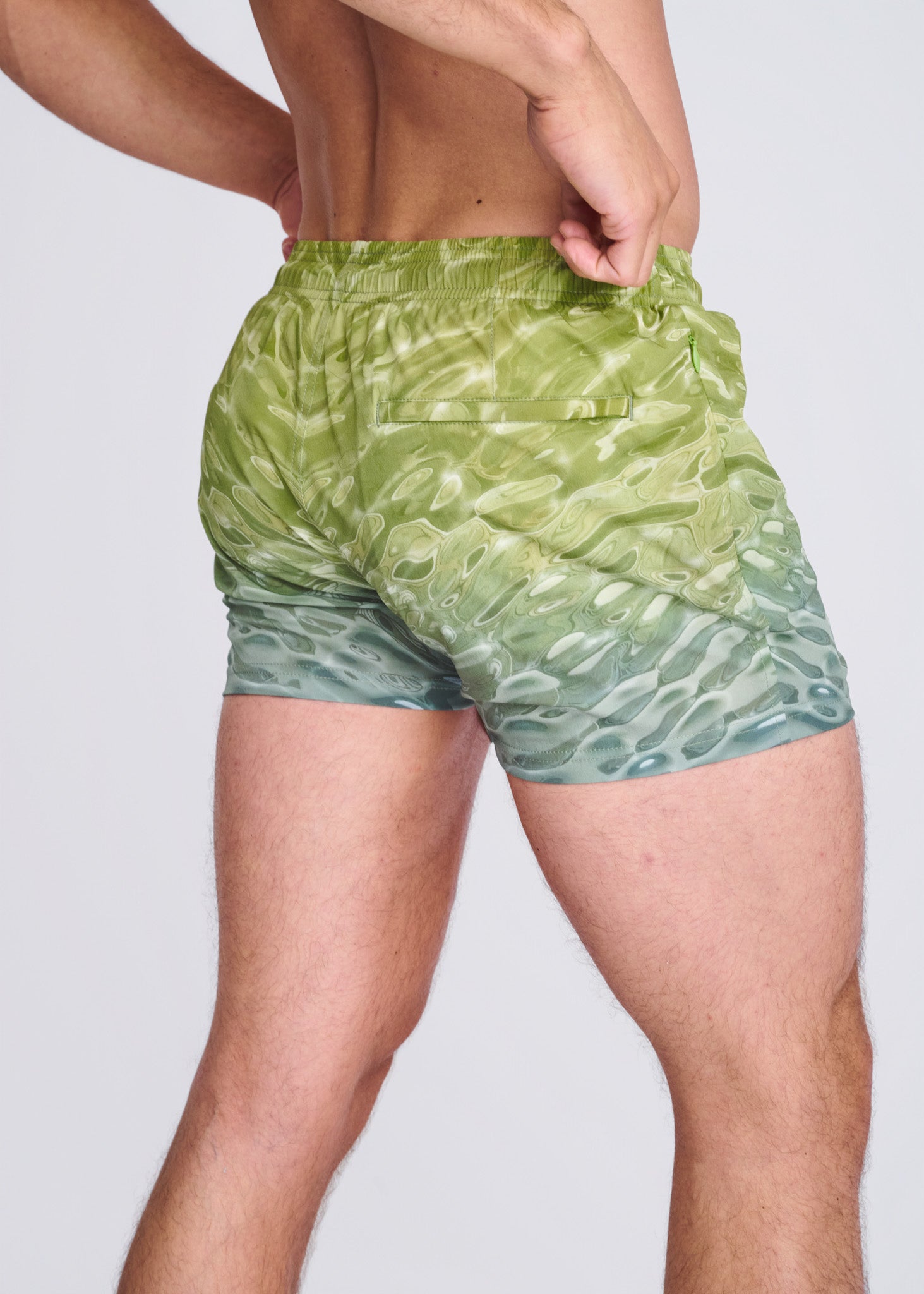 TEAL/GREEN POOL 2.5" Swim Shorts