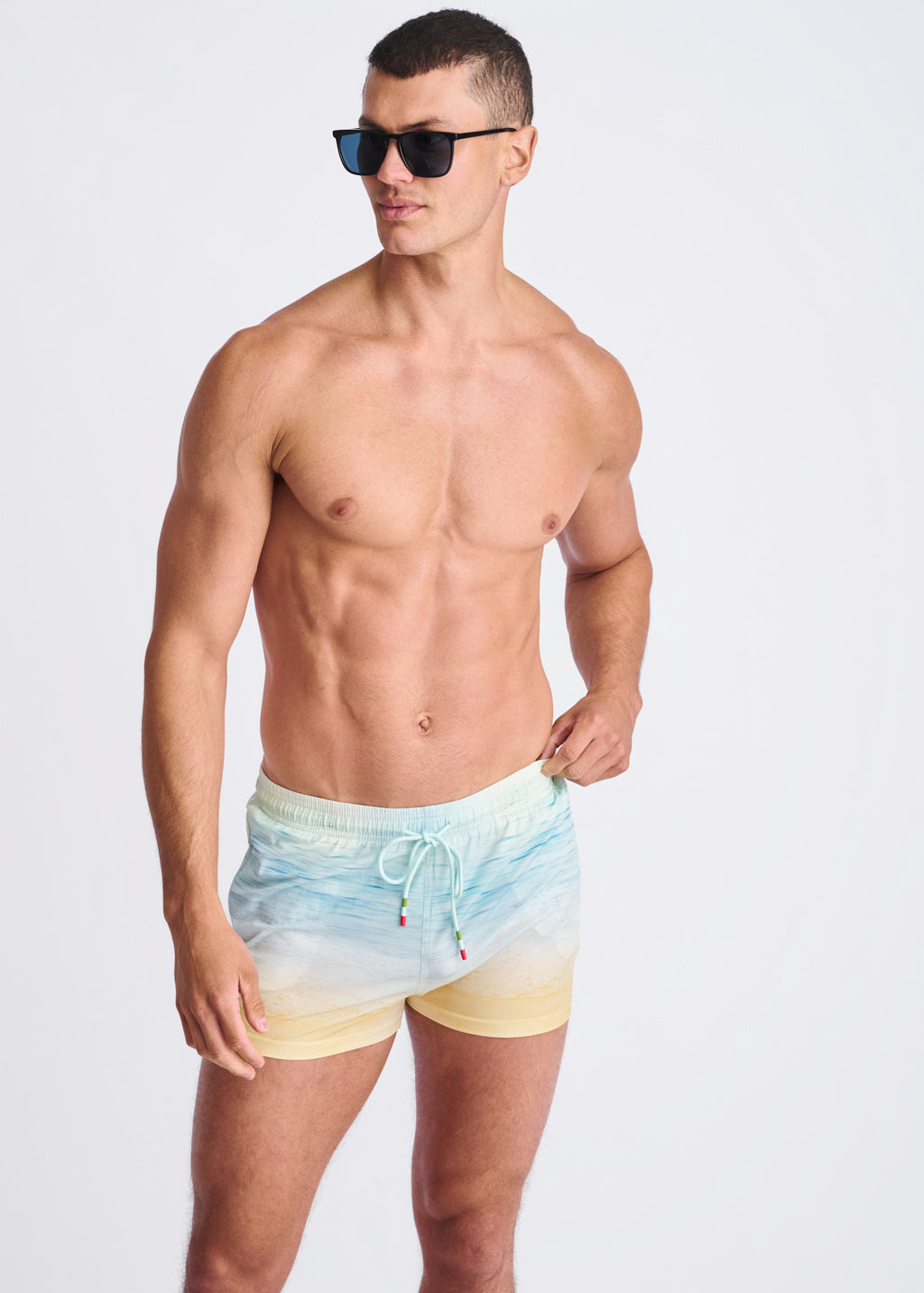 GOLD/BLUE COAST 2.5" Swim Shorts
