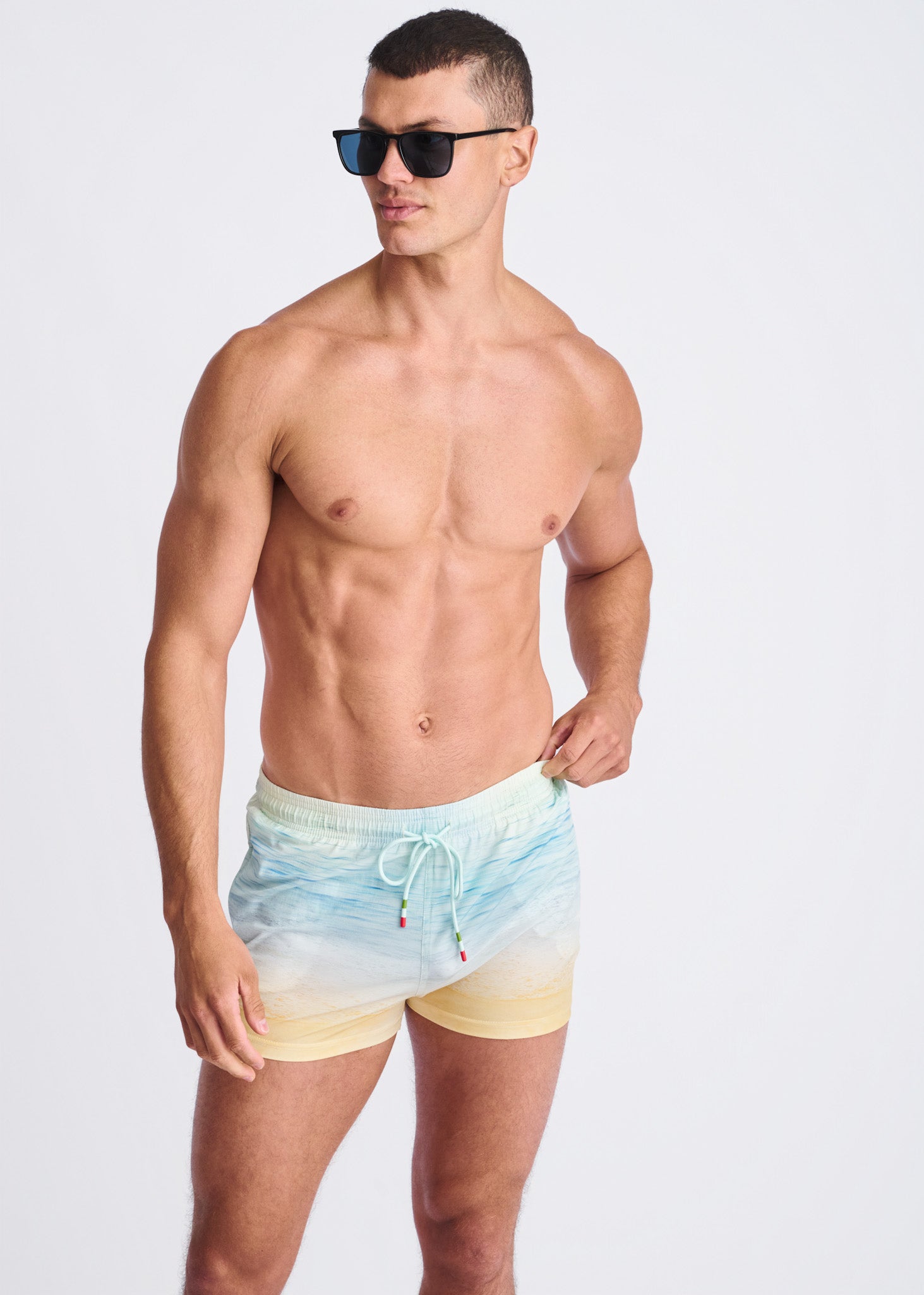 GOLD/BLUE COAST 2.5" Swim Shorts