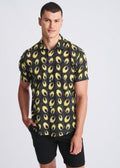 Discs Cotton/Tencel Short Sleeve Shirt Army