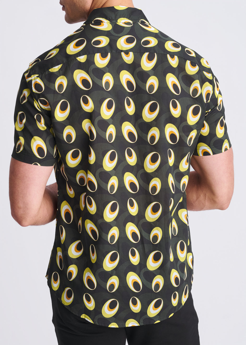 Discs Cotton/Tencel Short Sleeve Shirt