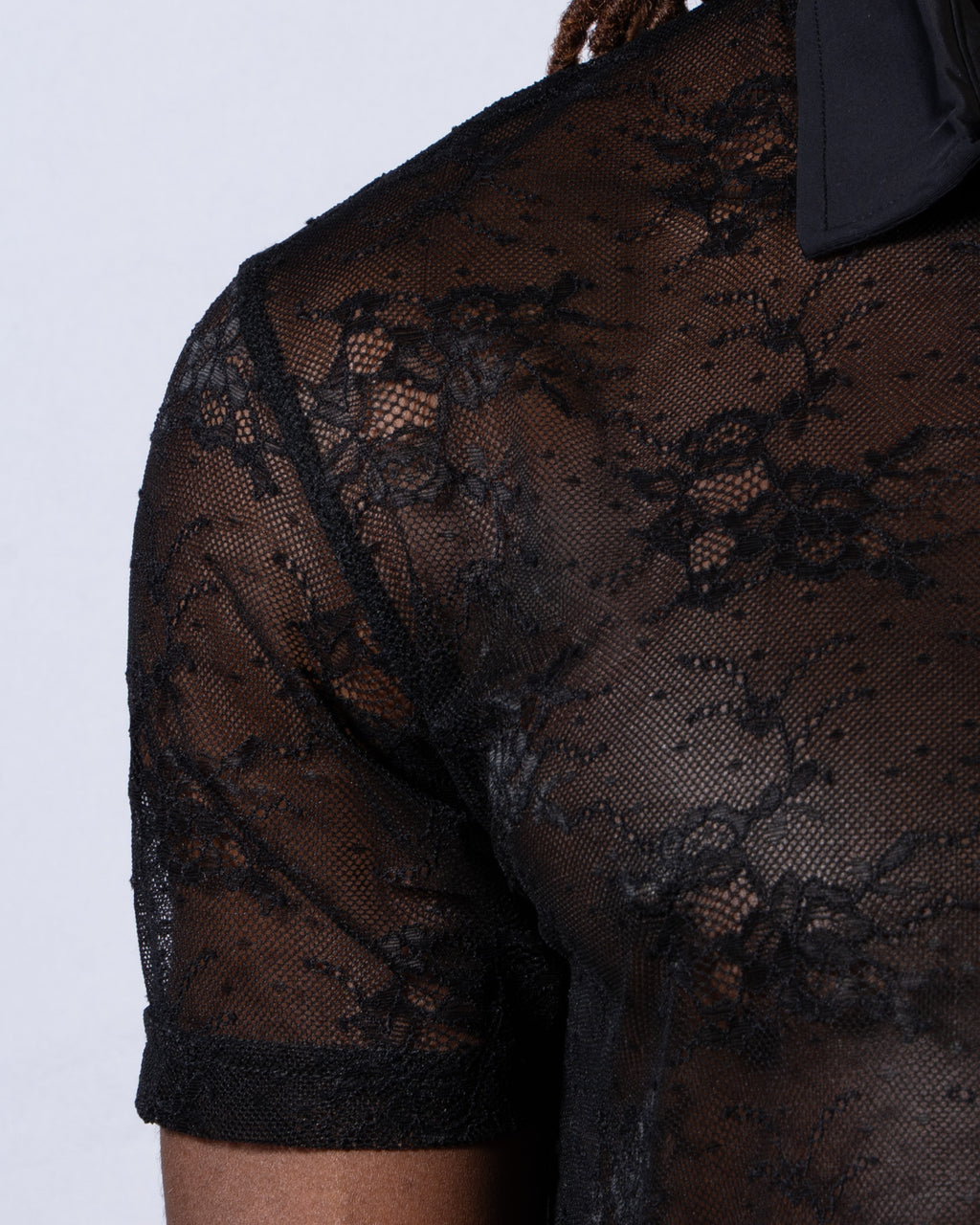 Sheer Lace Polo