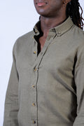 Burley Light Flannel Shirt Olive