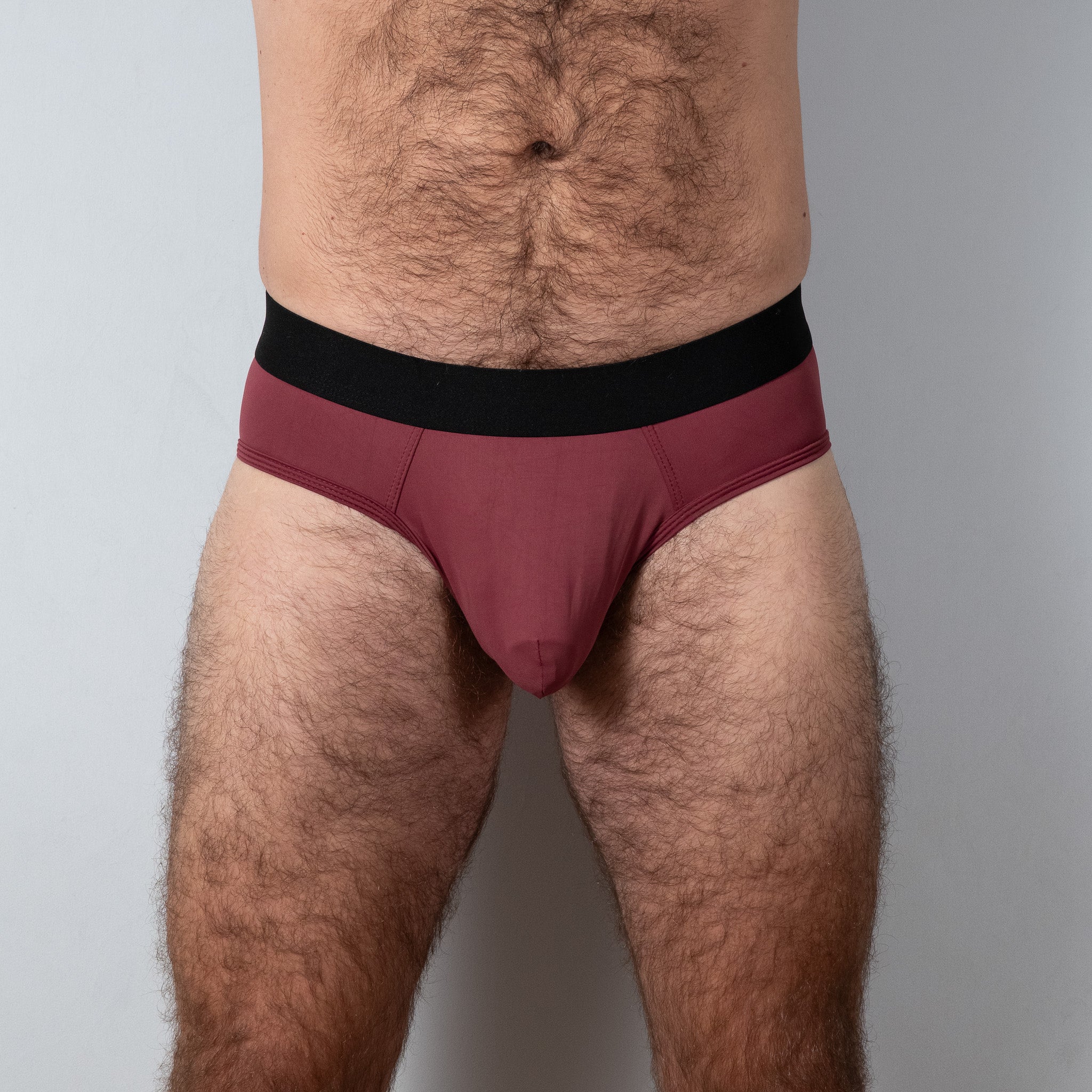 SOLID Brief Burgundy