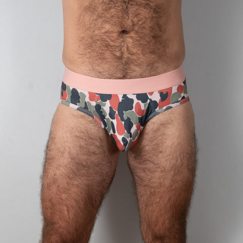 Pink Camo Brief Pink