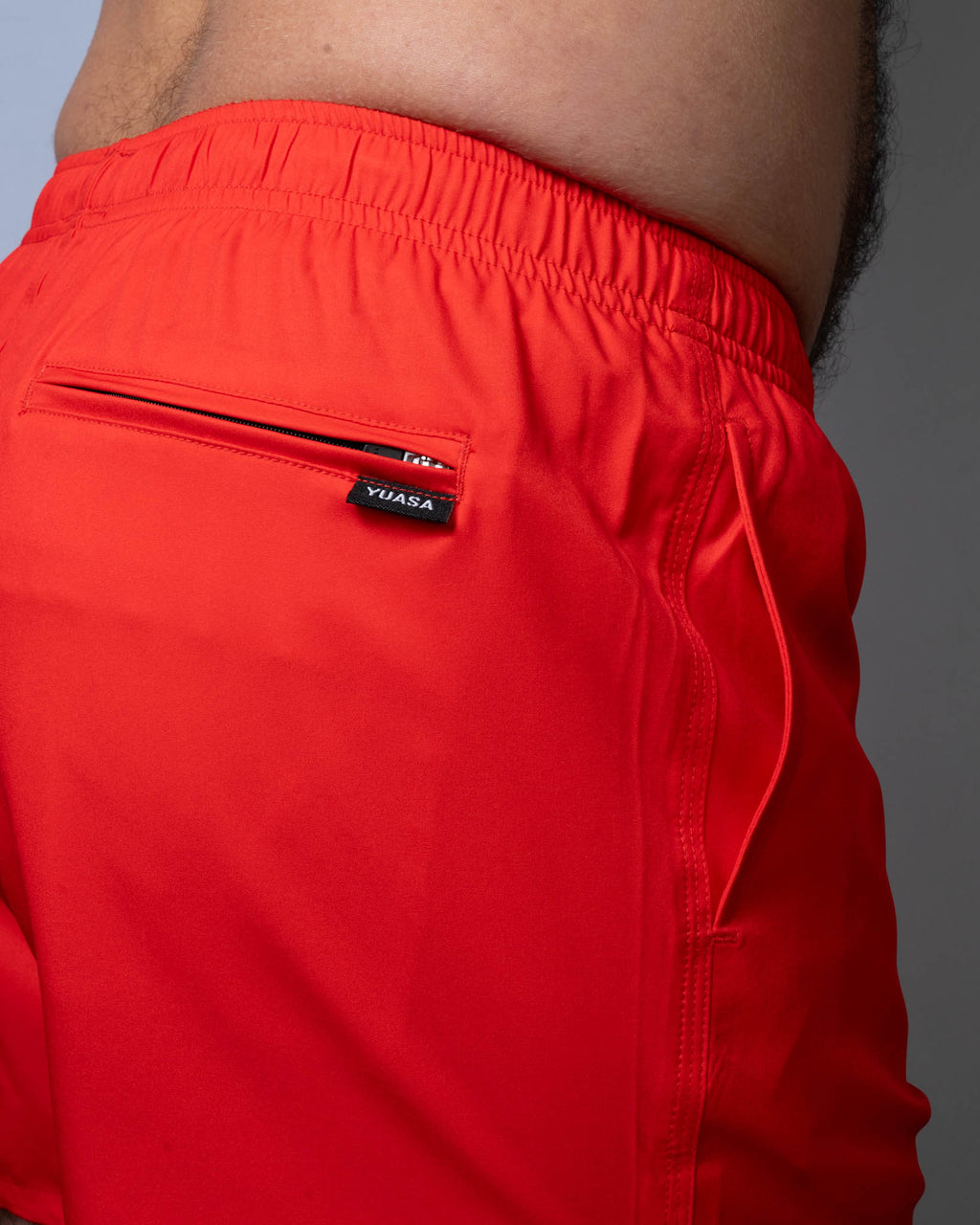 Yuasa Solid Swim Short - SS2025 Cherry Tomato