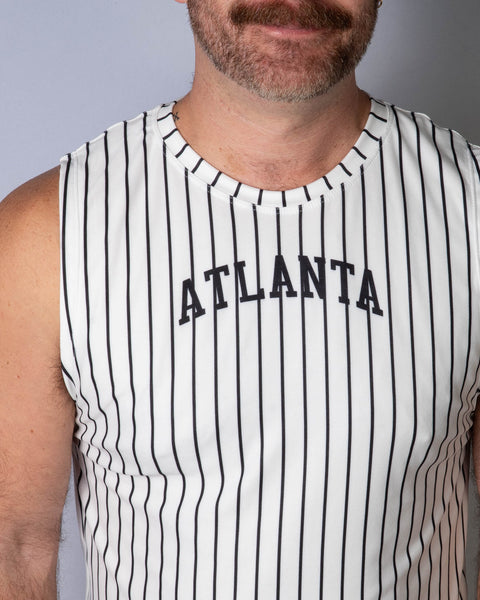 Stripe Muscle Tee - Atlanta